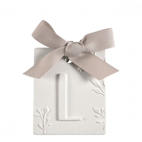 Décor parfumé lettre L - Voile de Lin