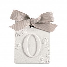 Décor parfumé lettre O - Voile de Lin