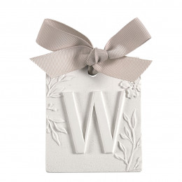 Decoração perfumada letra W - Véu de Linho