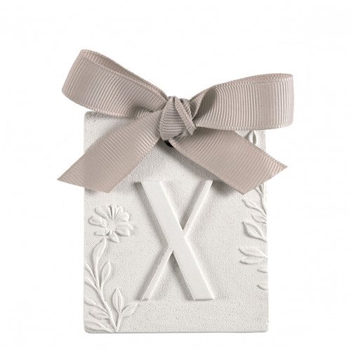 Decoração perfumada letra X - Véu de Linho
