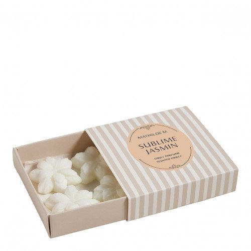 Box of 4 Jasmine scented wax melting decorations - Sublime Jasmin