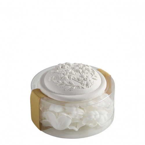 Box of white scented soap petals - Rose Fragrance