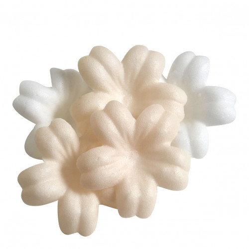 Scatola di petali di sapone profumato bianchi e nude - Profumo Rosa