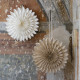 Beige floral decoration