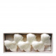 Conjunto de 3 decorações fundíveis em cera perfumada - Veu de Linho