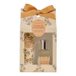 Fleur de Mandarine scented set with eau de toilette and Velours hand balm