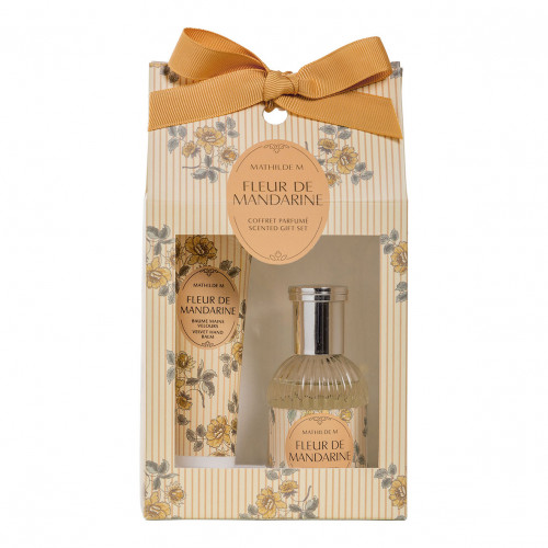 Coffret parfumé eau de toilette et baume mains Velours - Fleur de Mandarine