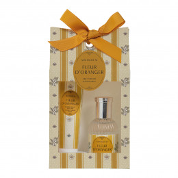 Coffret parfumé eau de toilette et baume mains Velours - Fleur d'Oranger