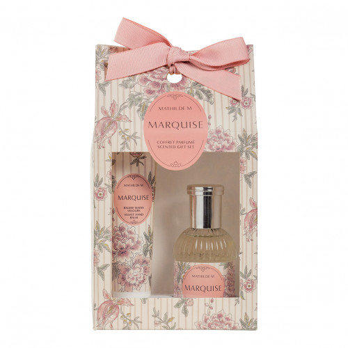 Coffret parfumé eau de toilette et baume mains Velours - Marquise