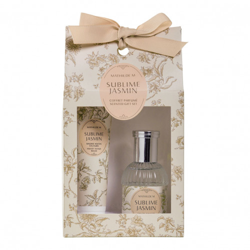Scented gift set with eau de toilette and hand balm Velours - Sublime Jasmin