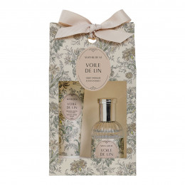 Coffret parfumé eau de toilette et baume mains Velours - Voile de Lin