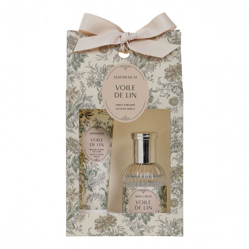 Velvet scented eau de toilette and hand balm set - Voile de Lin