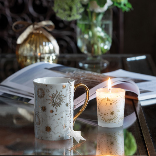 Cofanetto candela profumata e tazza Festa Celeste - Marquise