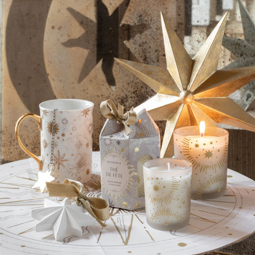Celestial Celebration scented candle and mug set - Marquise