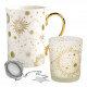 Scented candle and mug gift set Fête Céleste - Sapin Enchanté