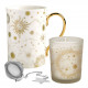 Coffret bougie parfumée et mug Fête Céleste - Thé de Fête