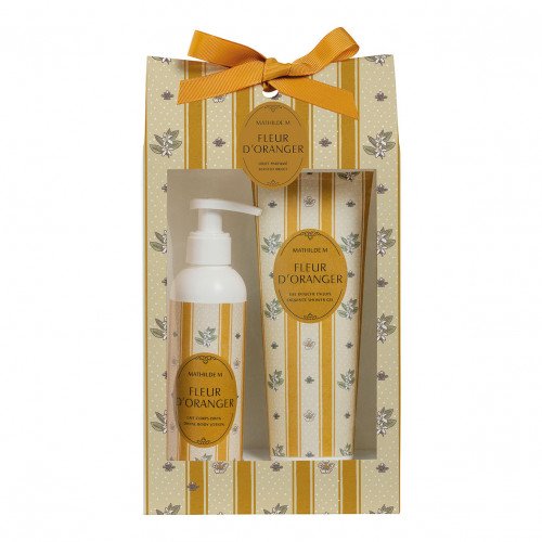 Perfumed body milk and shower gel set - Fleur d'Oranger