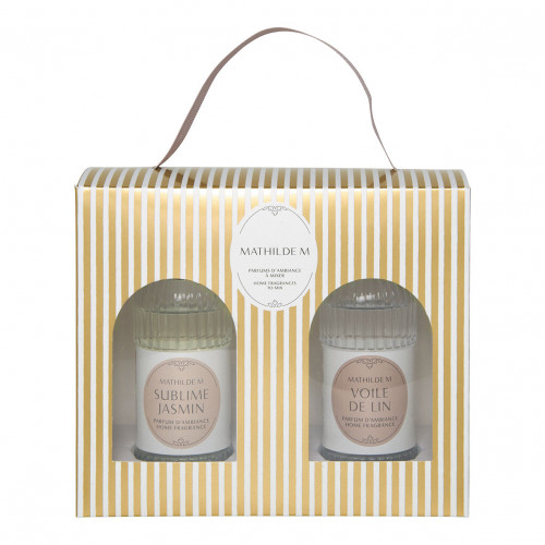 Estuche Mix & Match de perfumes de ambiente 100 ml Les Intemporelles - Sublime Jasmin y Voile de Lin
