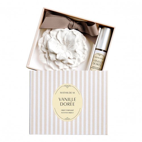 Decoração perfumada e concentrado de perfume Os Intemporais - Baunilha Dourada