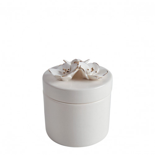 Bote para algodón Amour de Fleurs de cerámica