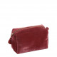 Necessaire retangular de veludo rosa - Modelo pequeno