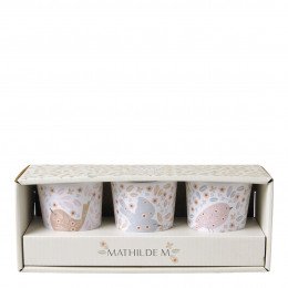 Set of 3 Amour d'Oiseau Glasses