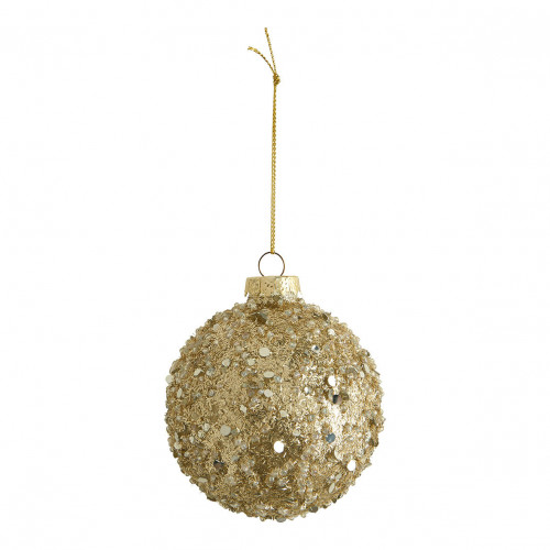 Coffret de 3 boules décoratives Comète pailletées en verre