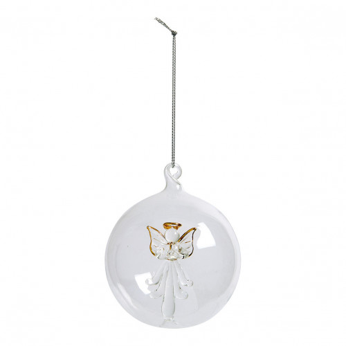 Estuche de 3 bolas decorativas de cristal