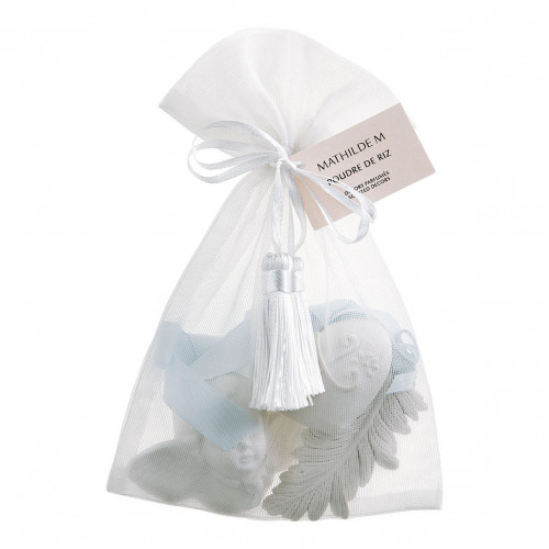 Pouch with 3 scented decorations - Poudre de Riz