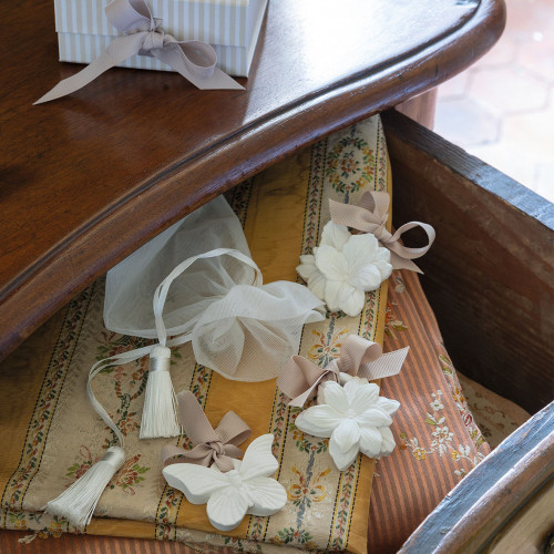 Pochon di 3 decori profumati - Fleur de Mandarine