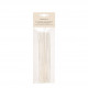Saqueta com 14 varetas de vime branqueado 18 cm