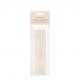Sachet de 14 tiges de rotin blanchi 18 cm