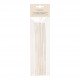Pack of 18 bleached rattan sticks, 25 cm