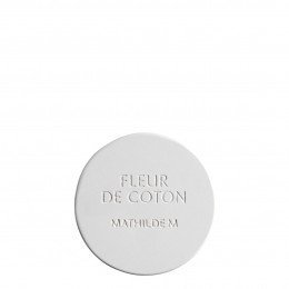 Round decorative scented plaster tester - Fleur de Coton