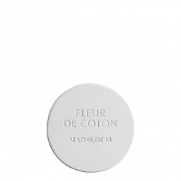 Round decorative scented plaster tester - Fleur de Coton