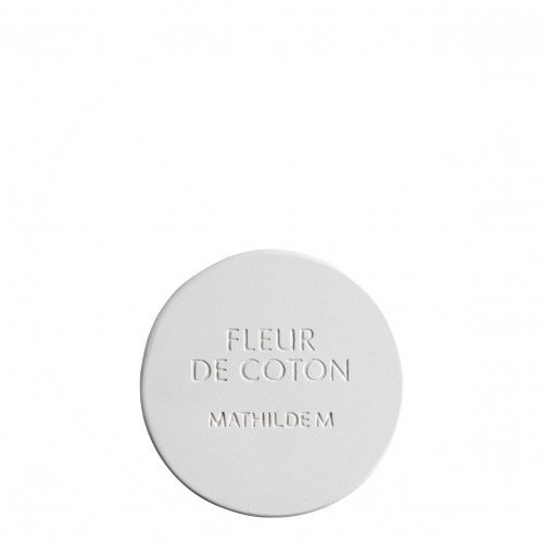 Round decorative scented plaster tester - Fleur de Coton