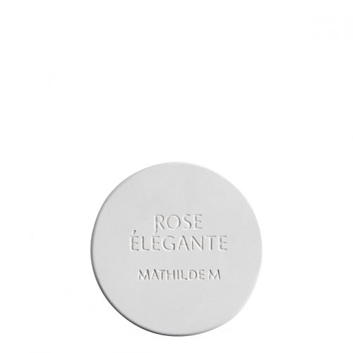 Testeur décor rond en plâtre parfumé - Rose Élégante