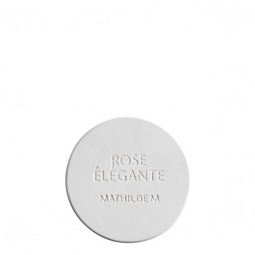 Testeur décor rond en plâtre parfumé - Rose Élégante