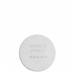 Testeur décor rond en plâtre parfumé - Vanille Dorée