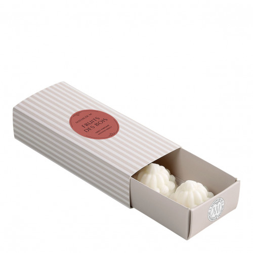 Set de 3 decoraciones fundentes de cera perfumada - Fruits des Bois