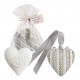 Heart Box and Scented Decoration - Fleur de Coton