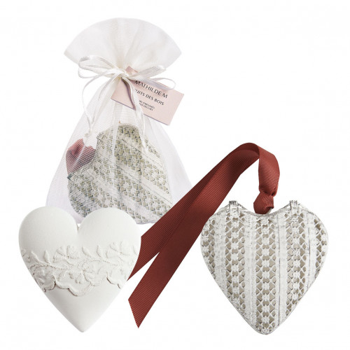 Heart Box and Scented Decoration - Fruits des Bois