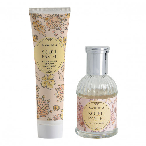 Set perfumado eau de toilette 30 ml y crema de manos Velours - Soleil Pastel