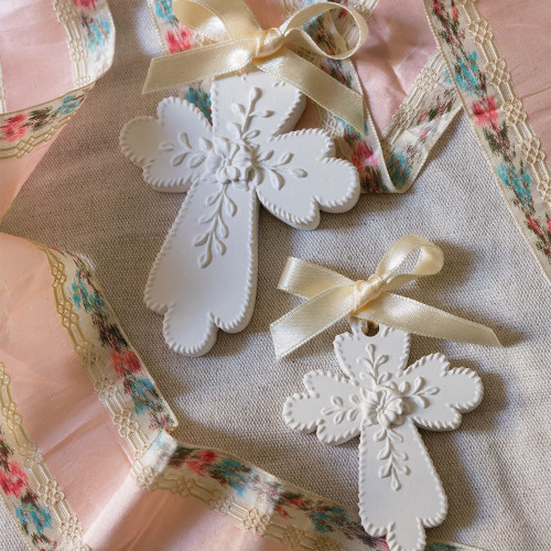 Décor parfumé Croix - Petit modèle - Fleur d'Oranger Décor parfumé Croix - Petit modèle - Fleur d'Oranger