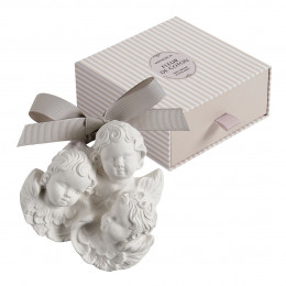 Decoração perfumada Anjinhos - Flor de Algodão