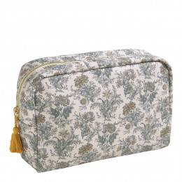 Trousse De Toilette Toile De Coton Enduite Imprimée CD Diamond Gris