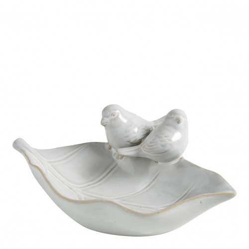 Stoneware Bird Duo Dish