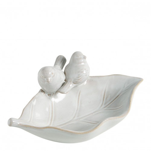 Stoneware Bird Duo Dish