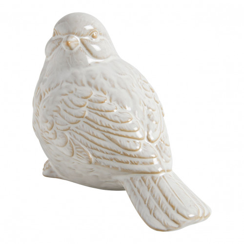 Décoration à poser Oiseau en grès