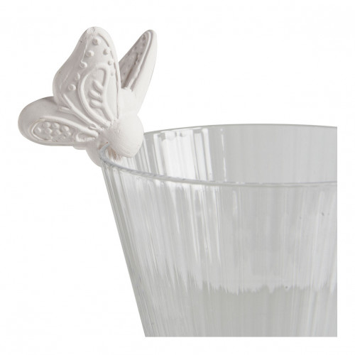 Ceramic Butterfly Wine Glass Decoration
